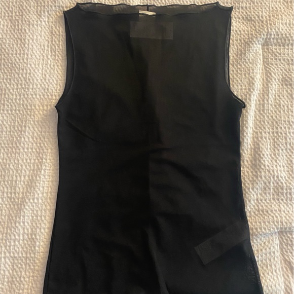 Abercrombie & Fitch Mesh Slash Shell Top - Picture 3 of 5